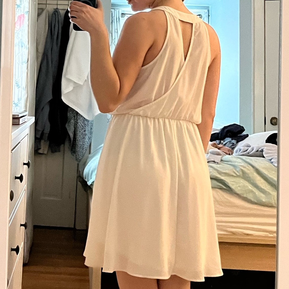 Lush V-Neck Dress - Fits like size S/M